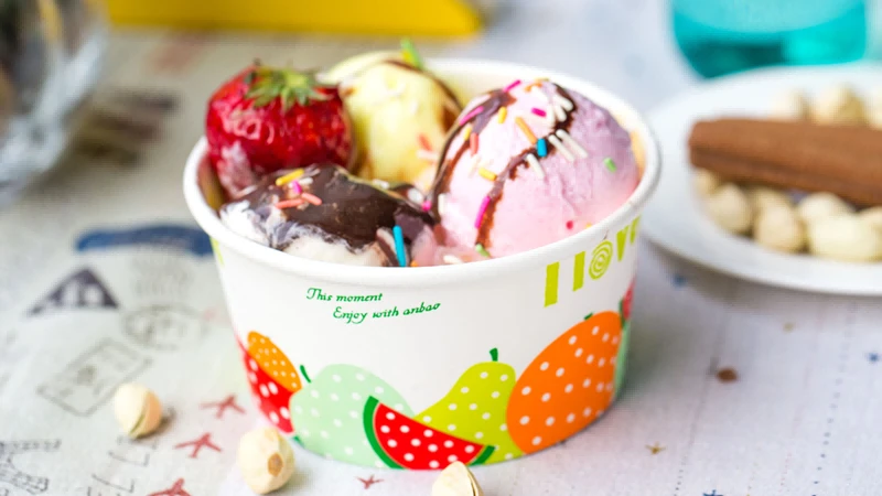 Paper Ice Cream Cups 4 Paper Ice Cream Cups 4